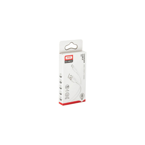 Дата кабель USB 2.0 AM to Micro 5P 1.0m NB212 2.1A White XO (XO-NB212m-WH) – XO (вид 1)