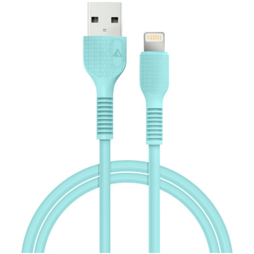 Дата кабель USB 2.0 AM to Lightning 1.2m AL-CBCOLOR-L1MT Mint ACCLAB (1283126518195) – ACCLAB
