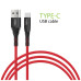 Дата кабель USB 2.0 AM to Type-C 1.2m CBRNYT1 Red Intaleo (1283126559464) – Intaleo