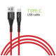 Дата кабель USB 2.0 AM to Type-C 1.2m CBRNYT1 Red Intaleo (1283126559464)