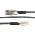 Дата кабель USB 2.0 AM to Micro 5P 0.25m gray Dengos (PLS-M-SHRT-PLSK-GREY) – DENGOS (вид 1)