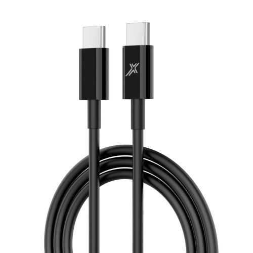 Дата кабель USB-C to USB-C 1.0m 20W CC-03B Black Grand-X (CC-03B) – Grand-X (вид 1)