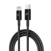 Дата кабель USB-C to Lightning 20W CL-07B Black Grand-X (CL-07B) – Grand-X (вид 1)