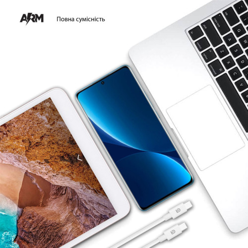 Дата кабель USB-C to USB-C 1.2.0m ABMM093L white Armorstandart (ARM64300) – Armorstandart (вид 1)