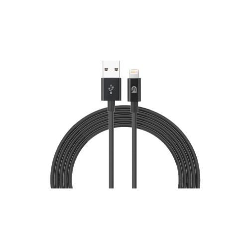 Дата кабель USB 2.0 AM to Lightning 1.2m AMD818BL black Armorstandart (ARM64373) – Armorstandart