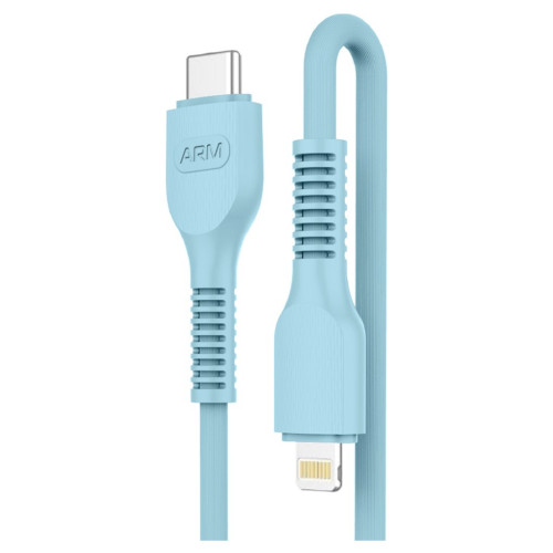 Дата кабель USB-C to Lightning 1.0m AR88 3A Blue Armorstandart (ARM65288) – Armorstandart