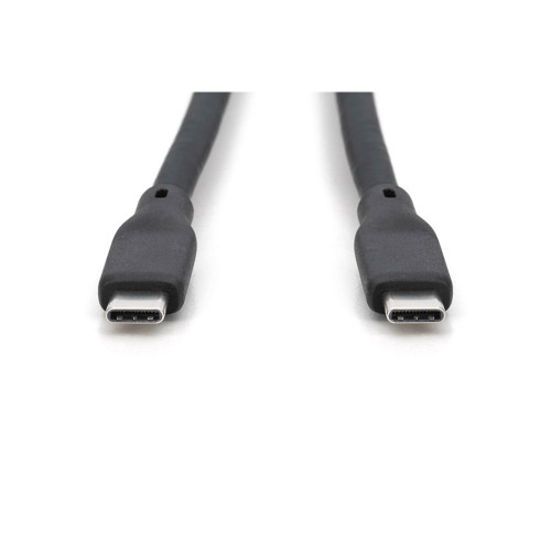 Дата кабель USB-C to USB-C 1.0m USB 4.0 Gen3 40G 240W 8K silicone black Digitus (AK-300344-010-S) – DIGITUS (вид 1)
