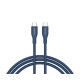 Дата кабель USB-C to USB-C 1.0m CC60SC10 60W Silicon Dark blue Canyon (CNS-CC60SC10DB)