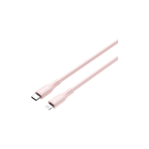 Дата кабель USB-C to Lightning 1.0m CLNM60 C-L 60W MFI Silicon Pink Canyon (CNS-CLNM60SC10PS) – CANYON (вид 1)