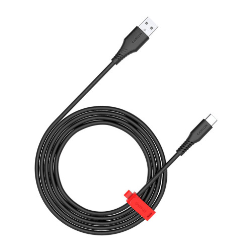 Дата кабель USB 2.0 AM to Type-C 1.2m AC18SC 18W Black Canyon (CNS-AC18SC12B) – CANYON