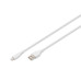 Дата кабель USB 2.0 AM to Lightning 2.0m 12W white Digitus (AK-600108-020-W) – DIGITUS
