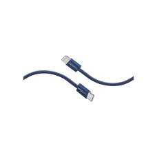 Дата кабель USB-C to Lightning ecoline-ci120.navy Promate (ecoline-ci120.navy)