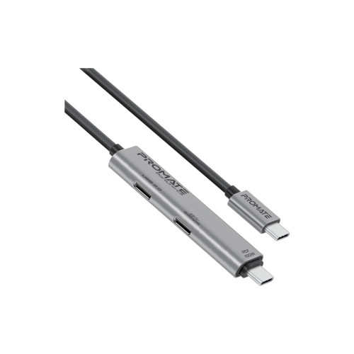 Дата кабель USB-C to USB-C portlink-c3.black Promate (portlink-c3.black) – Promate