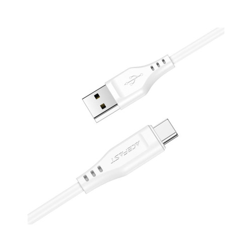 Дата кабель USB 2.0 AM to Type-C 1.2m 3.0A TPE C3-04 White Acefast (6974316280873) – Acefast (вид 1)