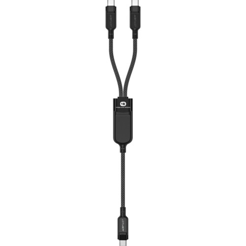 Дата кабель USB 2.0 USB-C 2in1 0.8m + sub 0.4m, 100W, C5-11 Acefast (6974316280149) – Acefast