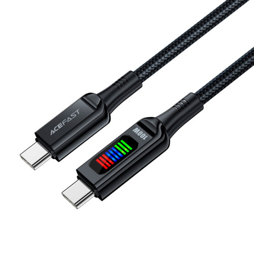 Дата кабель USB-C to USB-C 1.2m 100W with display C7-03 Acefast (6974316282778) – Acefast (вид 2)