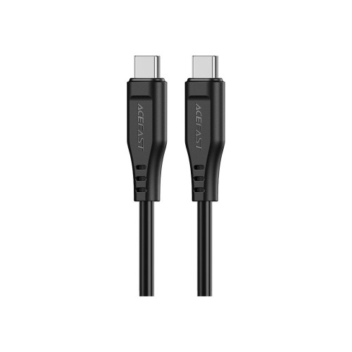 Дата кабель USB-C to USB-C 1.2m 3A TPE C3-03 Black Acefast (6974316280842) – Acefast