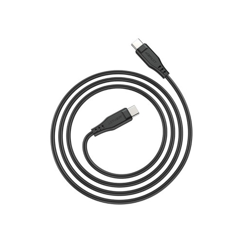 Дата кабель USB-C to USB-C 1.2m 3A TPE C3-03 Black Acefast (6974316280842) – Acefast (вид 1)