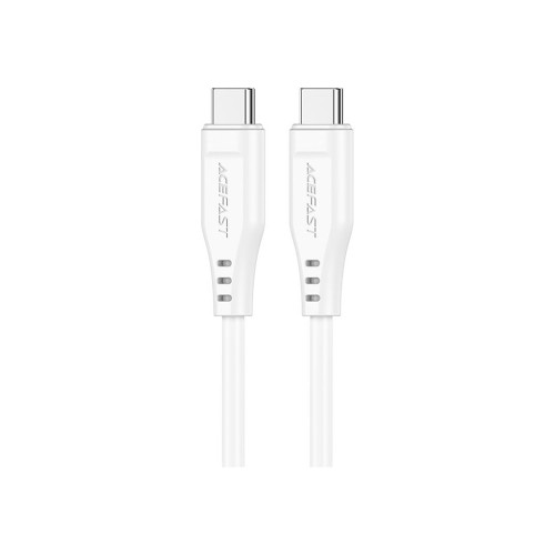 Дата кабель USB-C to USB-C 1.2m 3A TPE C3-03 White Acefast (6974316280859) – Acefast