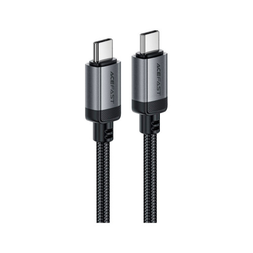 Дата кабель USB-C to USB-C 1.2m 3A aluminum alloy C20-03 Black Acefast (6974316283775) – Acefast (вид 1)