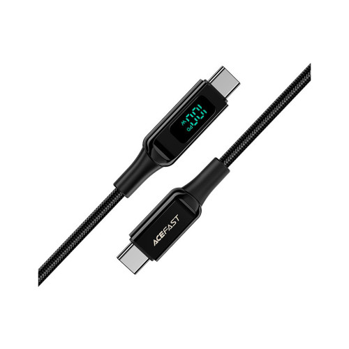Дата кабель USB-C to USB-C 2.0m 100W with display C6-03 Acefast (6974316281054) – Acefast