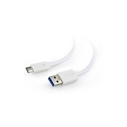 Дата кабель USB 3.0 AM to USB-C 0.1m Cablexpert (CCP-USB3-AMCM-W-0.1M) – Cablexpert