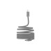 Дата кабель USB-C to USB-C 1.0m 60W Magnet Braided Light Grey Canyon (CND-CCMG60AB15LG) – CANYON (вид 2)
