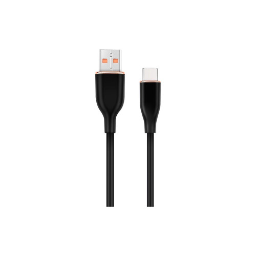 Дата кабель USB 2.0 AM to USB-C 1.5m 2.1A Cablexpert (CC-USB2S-AMCM-1.5M-BK) – Cablexpert