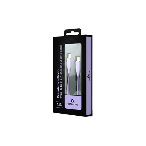 Дата кабель USB 2.0 AM to Lightning 1.5m 2.25A Cablexpert (CC-USB2S-CM8PM-1.5M-P) – Cablexpert (вид 1)