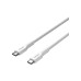 Дата кабель USB-C to USB-C 1.0m OnWire 60CL C-C 60W COLOR Braided 1m White Canyon (CND-CCAP60AB10W) – CANYON (вид 1)