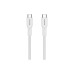 Дата кабель USB-C to USB-C 1.0m OnWire 60CL C-C 60W COLOR Braided 1m White Canyon (CND-CCAP60AB10W) – CANYON (вид 2)