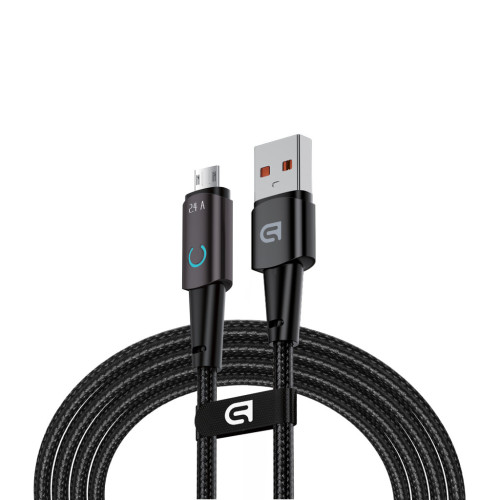Дата кабель USB 2.0 AM to Micro 5P 1.2m 12W black Armorstandart (ARM75866) – Armorstandart