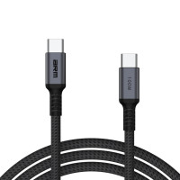 Дата кабель USB-C to USB-C 1.0m PD 100W black-grey Armorstandart (ARM69370)