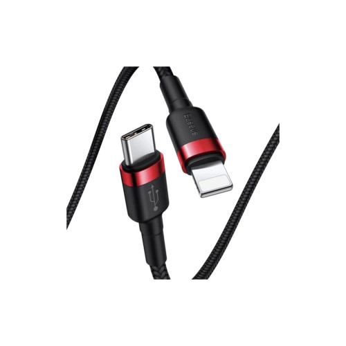 Дата кабель USB-C to Lightning 1.0m Cafule PD 20W red+black Baseus (CATLKLF-91) – Baseus (вид 2)