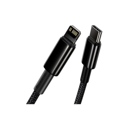 Дата кабель USB-C to Lightning 2.0m Tungsten Gold Fast Charging, PD 20W black Baseus (CATLWJ-A01) – Baseus (вид 2)