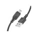 Дата кабель USB 2.0 AM to Micro 5P 1.0m Assistant silicone X101 black HOCO (6942007604055) – HOCO (вид 2)
