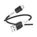 Дата кабель USB 2.0 AM to Micro 5P 1.0m 2.4A silicone X82 black HOCO (6931474768551) – HOCO (вид 2)