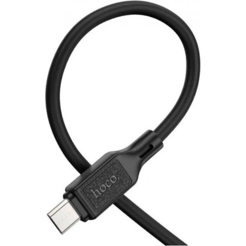 Дата кабель USB 2.0 AM to Micro 5P 1.0m Cool silicone X90 black HOCO (6931474788429) – HOCO (вид 2)