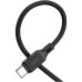 Дата кабель USB-C to USB-C 1.0m Cool silicone X90 black HOCO (6931474788443) – HOCO (вид 1)
