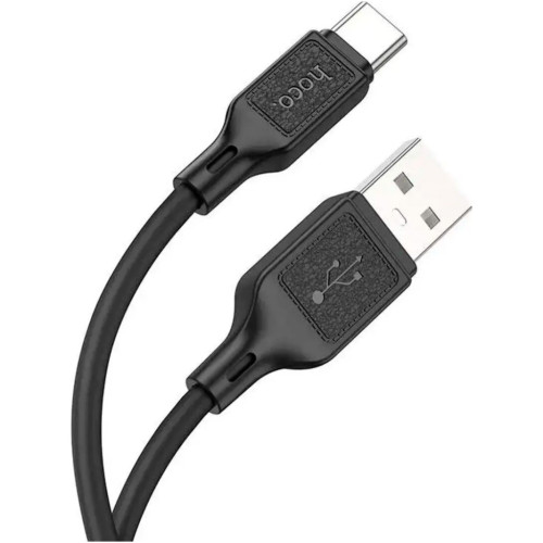 Дата кабель USB-C to USB-C 1.0m Cool silicone X90 black HOCO (6931474788443) – HOCO (вид 2)