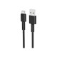 Дата кабель USB 2.0 AM to USB-C 1.0m 3A silicone BX31 black BOROFONE (6931474710390)