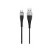 Дата кабель USB 2.0 AM to Micro 5P 1.0m 2.4A nylon BX32 black BOROFONE (6931474710437) – BOROFONE