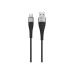Дата кабель USB 2.0 AM to USB-C 1.0m 2.4A nylon BX32 black BOROFONE (6931474710451) – BOROFONE
