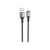 Дата кабель USB 2.0 AM to Lightning 1.0m Famous silicone BX83 black BOROFONE (6974443386356) – BOROFONE