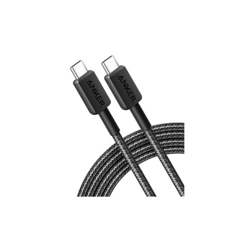 Дата кабель USB-C to USB-C 1.8m nylon 322 black Anker (A81F6G11) – Anker (вид 1)