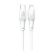 Дата кабель USB-C to Lightning 1.0m 27W High Elastic Zeus XO (NBQ239A_White)
