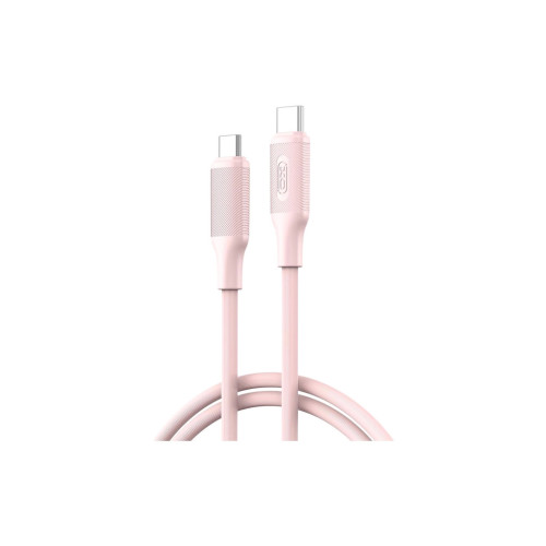 Дата кабель USB-C to USB-C 1.2m pink XO (NB-Q265B-CC.pink) – XO