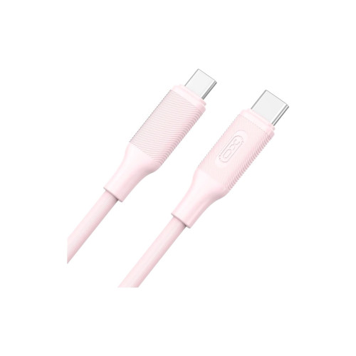 Дата кабель USB-C to USB-C 1.2m pink XO (NB-Q265B-CC.pink) – XO (вид 1)