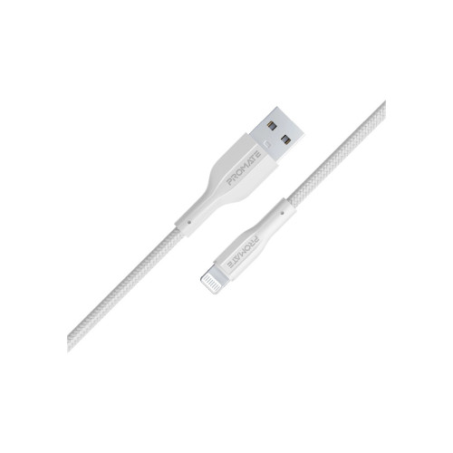 Дата кабель USB 2.0 AM to Lightning 1.0m 2A xCord-Ai white Promate (xcord-ai.white) – Promate