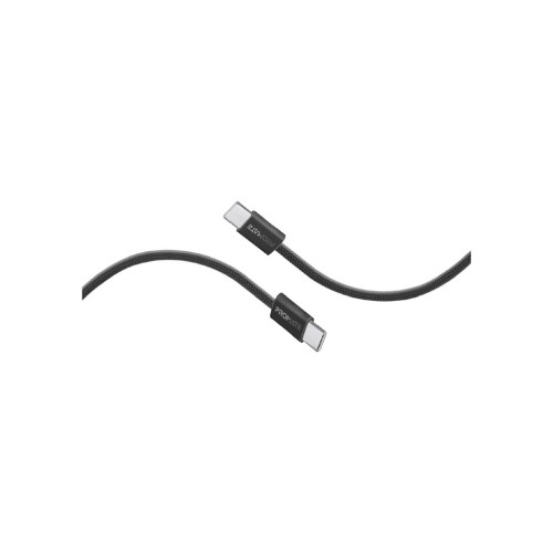 Дата кабель USB-C to USB-C 2.0m 60W PD EcoLine-CC200 black Promate (ecoline-cc200.black) – Promate